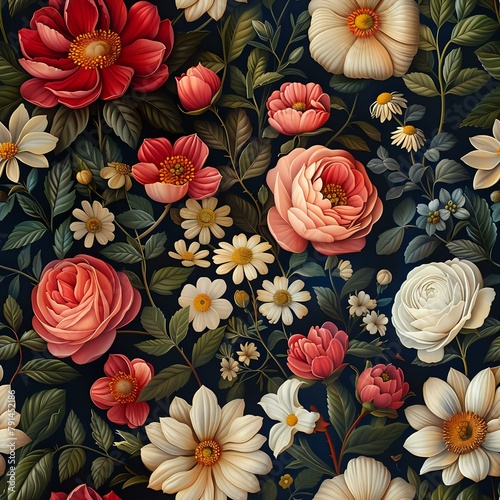 Bold and Beautiful Floral Art