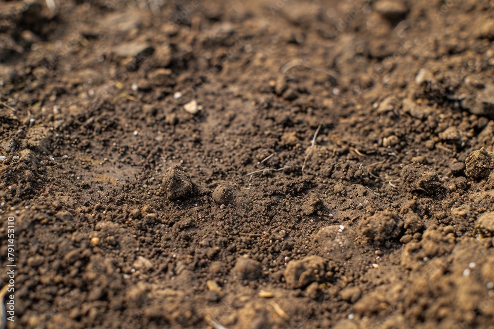 Ground. Dirtied Texture of Nature with Humus in Agriculture Background Ground. Dirtied Texture of Nature with Humus in Agriculture Background