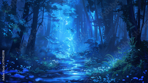 Embark on a mystical journey through this enchanting forest 