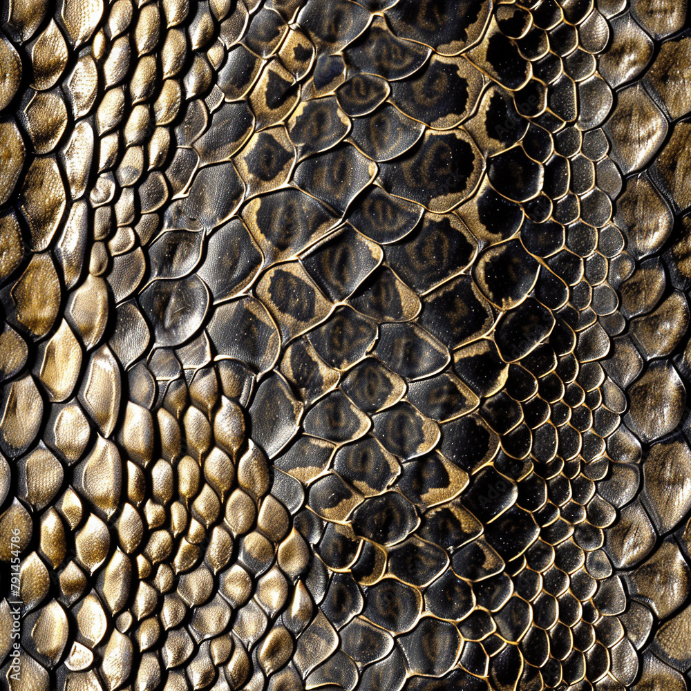 Snakeskin Seamless Patterns Background Snakeskin Seamless Patterns Background