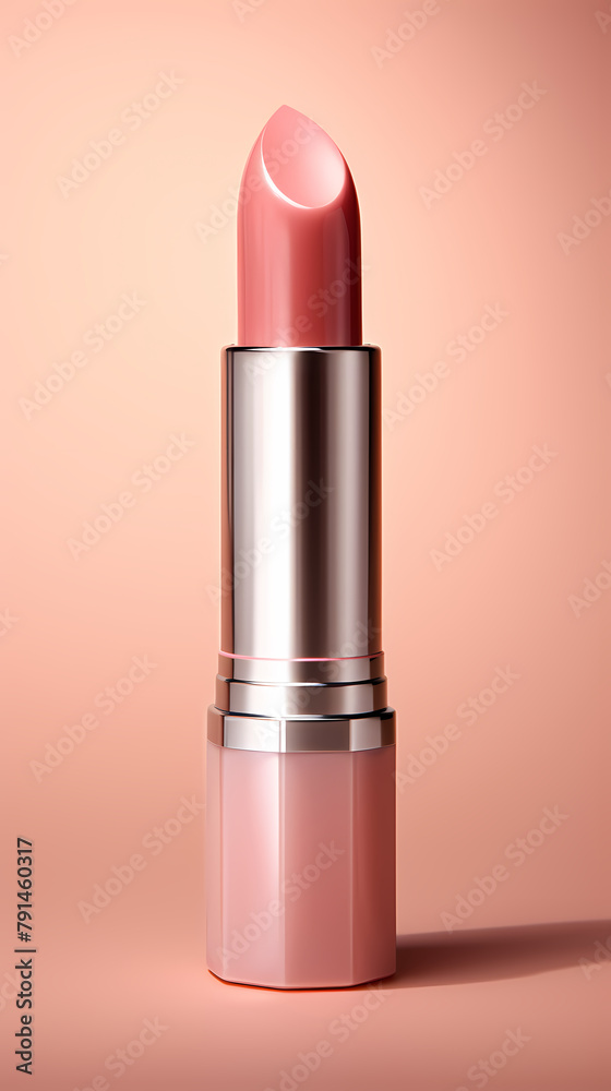 Realistic 3D rendering of elegant lipstick Realistic 3D rendering of elegant lipstick