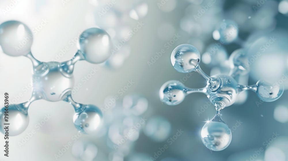 Molecular Structure of Hyaluronic Acid in Skincare Molecular Structure of Hyaluronic Acid in Skincare