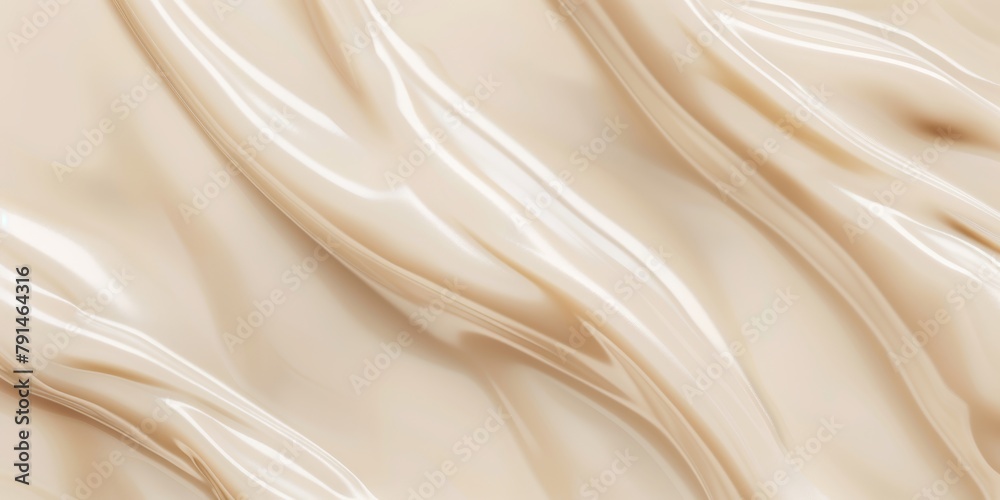 Obraz premium Creamy Skin Care Texture with Hyaluronic Essence