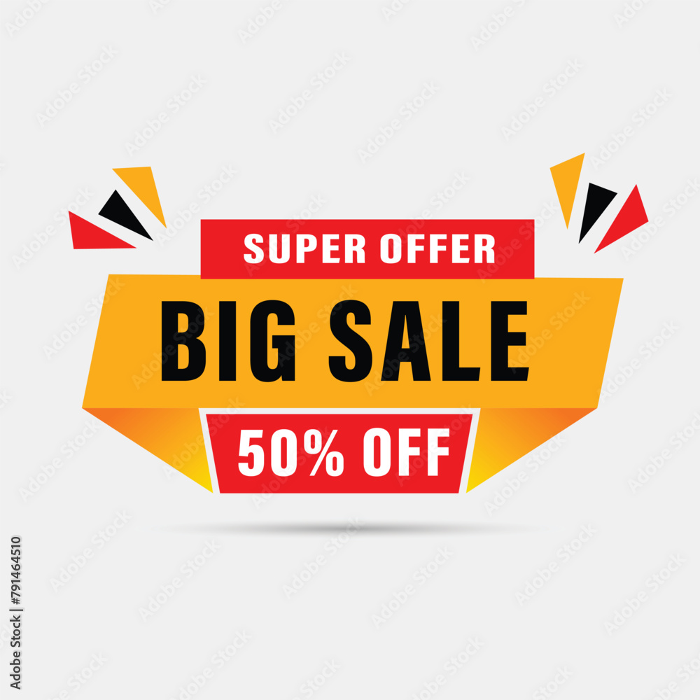 Big sale vector banner design
Big sale vector banner design