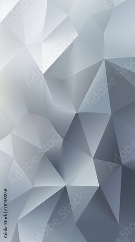 Gray abstract background with low poly design, vector illustration in the style of gray color palette with copy space for photo text or product, blank empty copyspace 