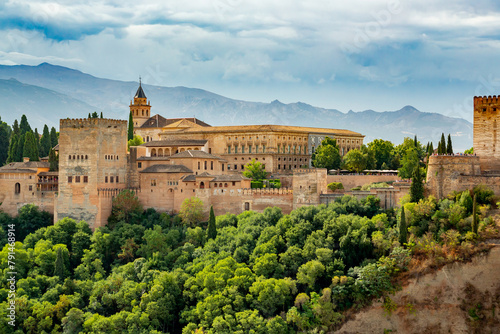 Alhambra de Granada, Andalusia, Spain	 photo