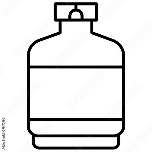 gas cylinder vector illustration