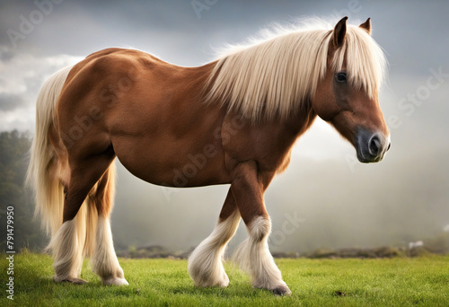 adorable Shetland pony