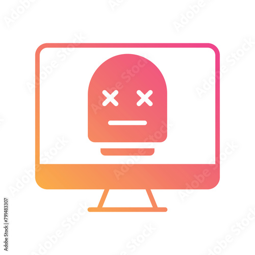 Game Over vector icon