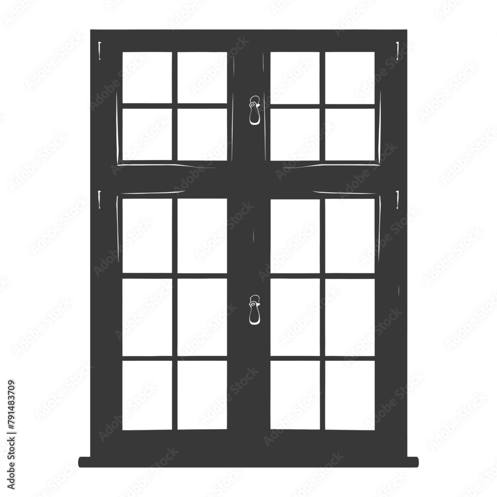 Silhouette window classic black color only full Silhouette window classic black color only full