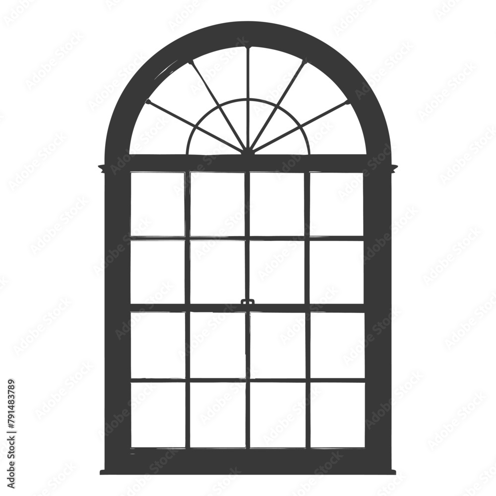 Silhouette window classic black color only full Silhouette window classic black color only full