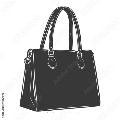 Silhouette women handbag black color only full