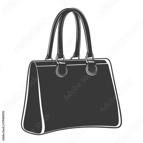 Silhouette women handbag black color only full
