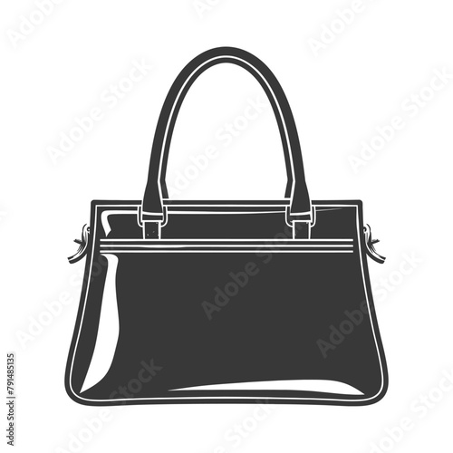 Silhouette women handbag black color only full