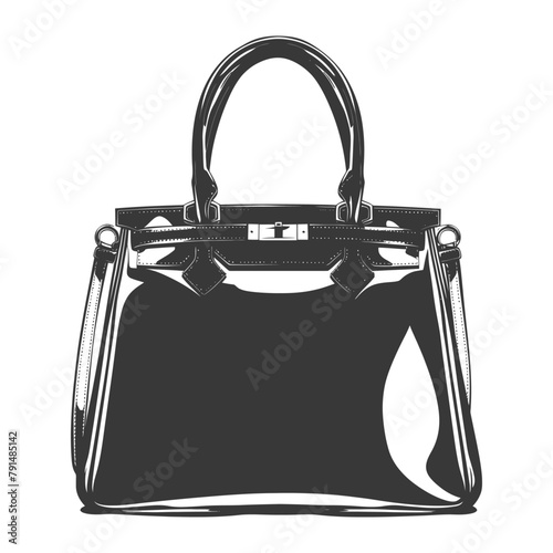 Silhouette women handbag black color only full