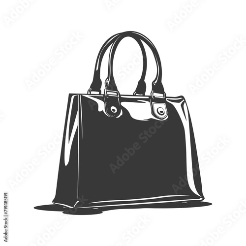 Silhouette women handbag black color only full