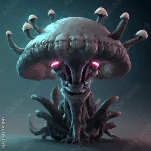 Fantastic mushroom creature...