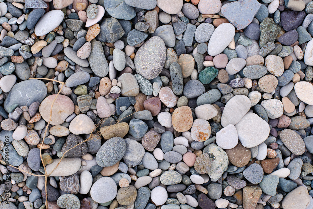 Stones on the beach Stones on the beach