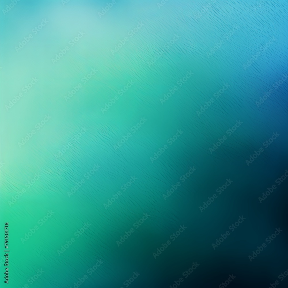 Mint Green and blue colors abstract gradient background in the style of, grainy texture, blurred, banner design, dark color backgrounds, beautiful 