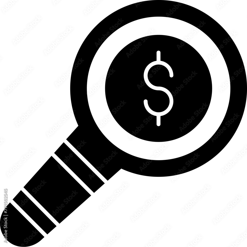 Money Search Icon Money Search Icon