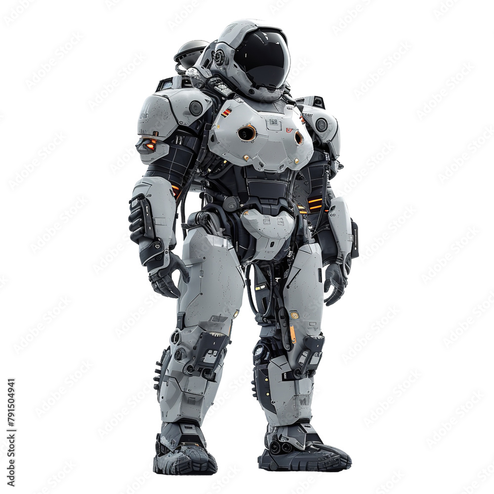 Amazing Robot Isolated On White Background Amazing Robot Isolated On White Background