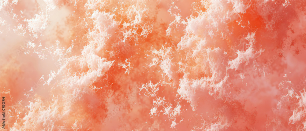 Close up of pink abstract texture with shapes, particles. Clouds, fluff, fur, painted effect. Trendy, surreal peach fuzz background. Generative ai Close up of pink abstract texture with shapes, particles. Clouds, fluff, fur, painted effect. Trendy, surreal peach fuzz background. Generative ai