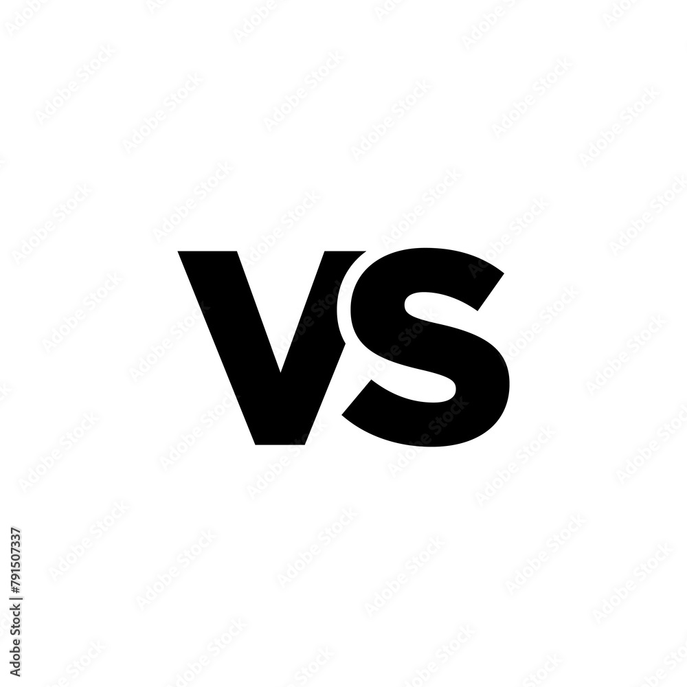 Letter V and S, VS logo design template. Minimal monogram initial based logotype. Letter V and S, VS logo design template. Minimal monogram initial based logotype.
