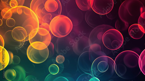 Abstract Backgrounds Geometric design linear bubbles
