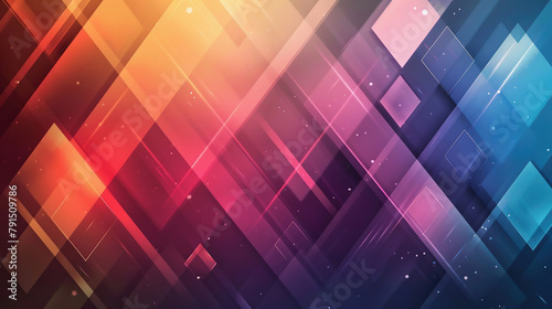 Polygon. Colorful modern low poly abstract background photo