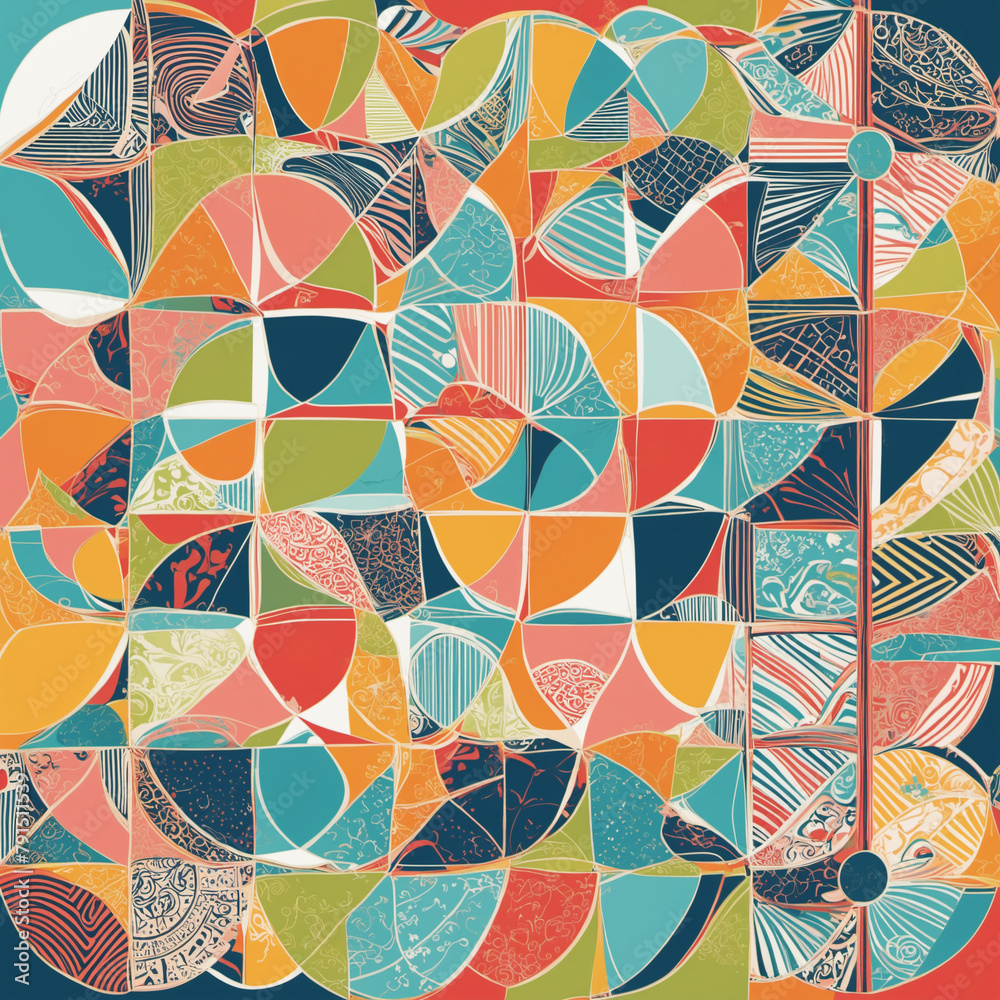 abstract colorful graphic