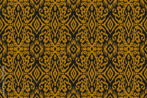 Seamless ethnic design, ikat art. beautiful hand drawn Design for textile and printingEthnic pattern.beautiful pattern. folk embroidery,bohemian style,aztec geometric art	