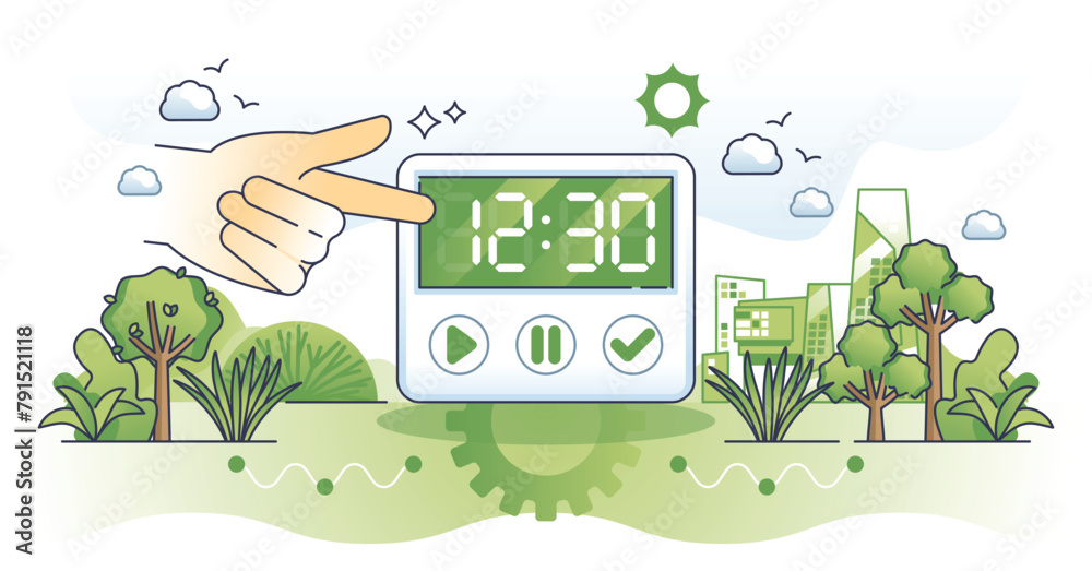 Time tracking software for effective work management outline hands concept. Programs and applications that allows user to record time spent on tasks or projects. Productivity monitoring and control. Time tracking software for effective work management outline hands concept. Programs and applications that allows user to record time spent on tasks or projects. Productivity monitoring and control.