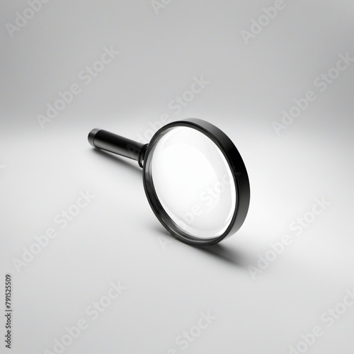 Abstract magnifying glass