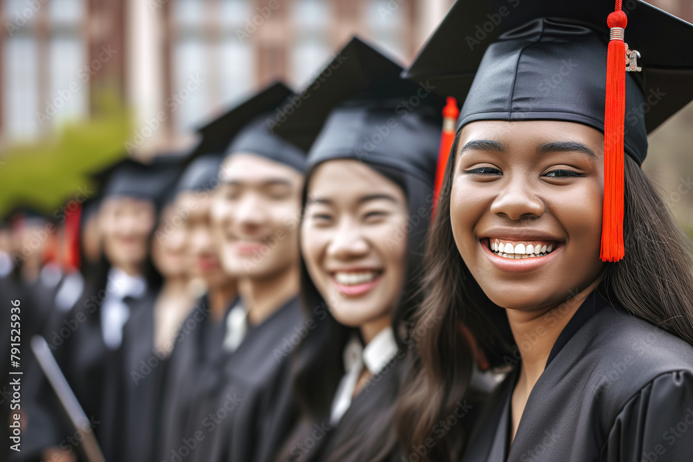 Young black Graduate with Bright Future Young black Graduate with Bright Future
