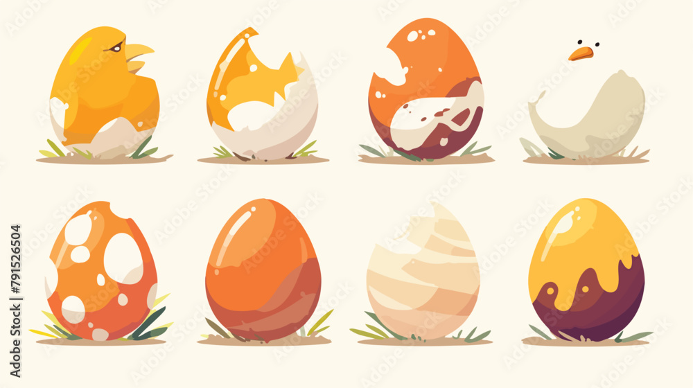 Egg icon. Vector concept illustration for design. 2