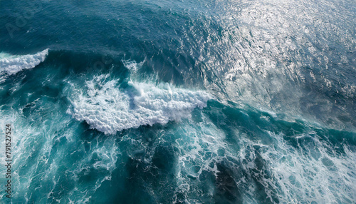Liquid Sapphire: Capturing the Sea's Beauty from Above © Tatiana