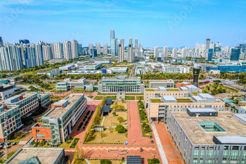 인천 송도국제도시에 있는 인천대학교 캠퍼스 photo
