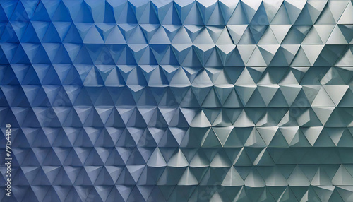 Geometric silver shiny ash gray triangle mosaic Seamless 3D wallpaper on shiny wall tiles modern architect background 4k 8k display