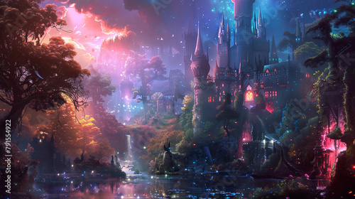 Magic fantasy world