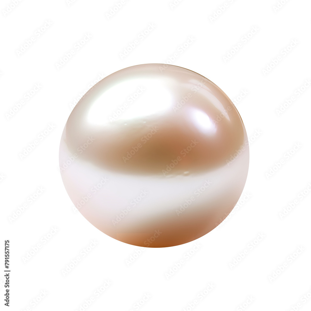 Beautiful Pearl Isolated On White Background Beautiful Pearl Isolated On White Background