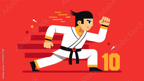 Through training a martial artist learns the importance of patience and persistence in reaching their full potential.