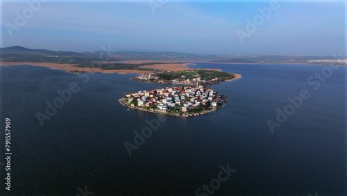 Gölyazı: A Picturesque Lakeside Village in Bursa from the Sky