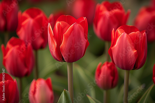 Radiant red tulip 