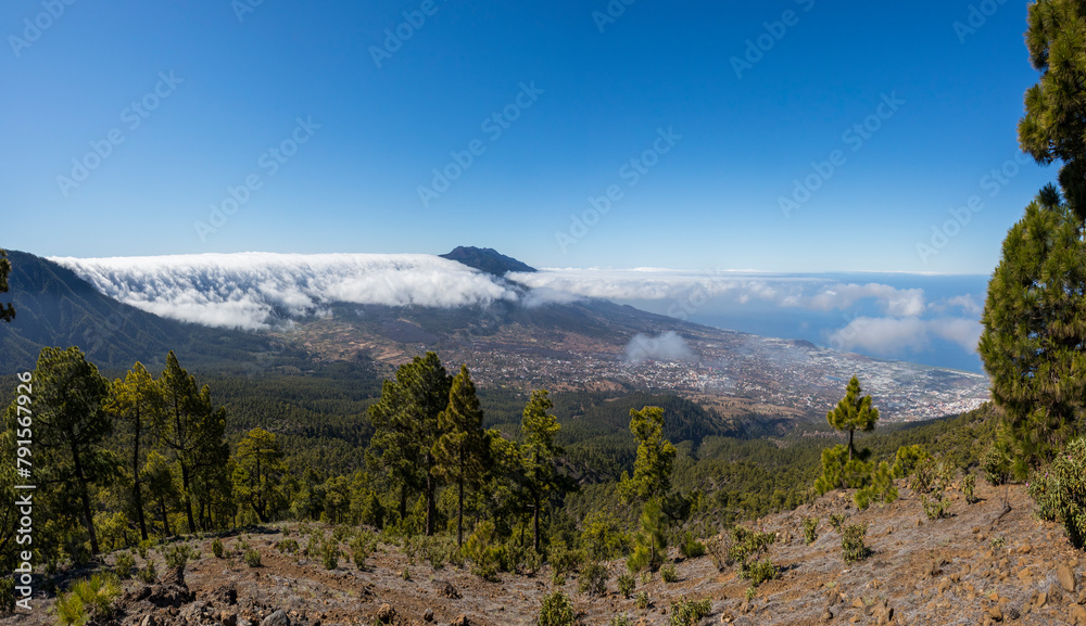 Landscape in Bejenado Peak in Caldera de Taburiente, La Palma, Spain Landscape in Bejenado Peak in Caldera de Taburiente, La Palma, Spain