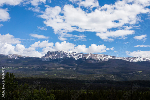 Summer landscape in Jasper National Park, Canada