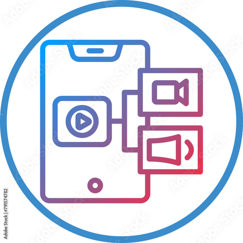 Content Curation Icon Style