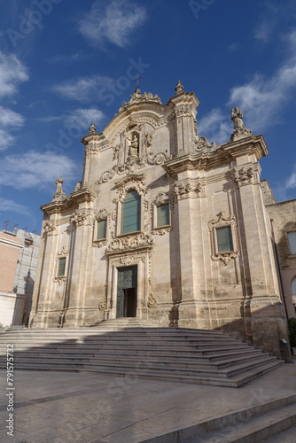 Church of St. Francis of Assisi. Matera, Basilicata, Italy