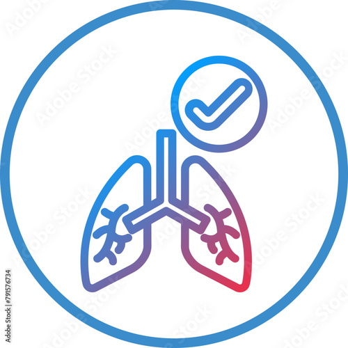 Respiratory Care Icon Style