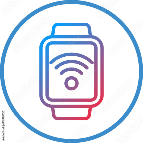 Smart Watch Icon Style