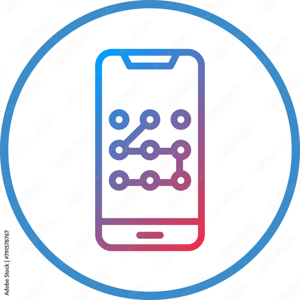 Pattern Recognition Icon Style Pattern Recognition Icon Style